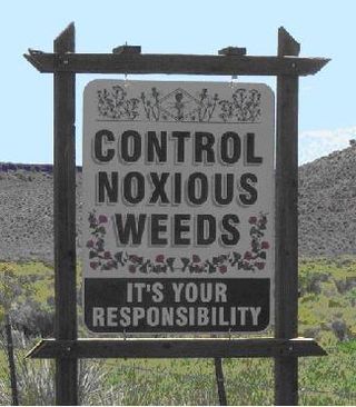 Noxious sign